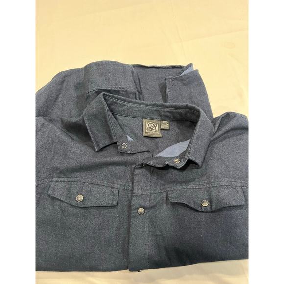 Stormtech performance men denim snap button - Picture 3 of 6